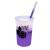 Promo 22 Oz Mood Stadium Cup with Lid & Mood Straw - Frost to Purple