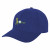 Embroidered Bailey Brushed Cotton Cap - Royal blue