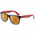 Imprinted Newport Colored Mirror Sunglasses Matte  - Red