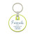 Round Photo Keychain with Color Imprint