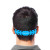 Imprinted Comfort Face Mask Ear Saver - Cyan