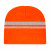 Custom Embroidered Reflective Beanie - Hi-Vis Orange