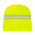 Embroidered Hi-Vis Yellow Reflective Knit Cap with Cuff