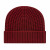 Embroidered Premium Waffle Knit Cap with Cuff - Merlot