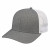 Embroidered Premium Melange Trucker Mesh Back Cap - White-Gray