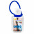 2 oz Full Color Antibacterial Gel with Strap - Blue