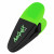 Custom Logo Neon Power Clip - Black/green