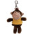 Wild Bunch Promotional Stuffed Animal Key Tags - Best Novelty Plush Toys - Monkey