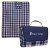 Highlander Roll-up Picnic Blanket | Wholesale Acrylic Travel Blankets - Navy