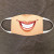 Smiling Face Kids Mask | Personalized Face Masks for Kids - Flat