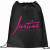 Black Oriole Large Imprinted Promotional Drawstring Backpacks | Buy Drawstring Backpacks in Bulk | Lightweight Backpacks