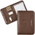 Brown Deluxe Promotional Vintage Leather Padfolios | Debossed Portfolios | Customized Padfolios with Debossing Wholesale 