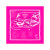 Custom Bandana-Cotton-USA Made-22 Inch - Hot Pink | Company Logo Bandanas
