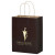 atte Colored Shopping Bag with Gusset - Foil Stamp