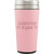 Customized 16 oz Regency Stainless Travel Mug - Pink