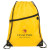 Imprinted Robin Drawstring Bag - Yellow