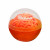 Printed Rubber Band Ball in Case - Orange