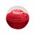 Printed Rubber Band Ball in Case - Red
