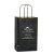 Matte Colored Foil Stamp Bag black