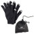 Black Promo Touch Screen Gloves in Pouch