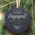 We're Engaged! Personalized Christmas Ornament