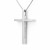 Simple Cross Pendant with Side Personalization | Engraved Cross For Her | Personalized Christian Gift | Custom Cross Pendant