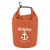 Logo Heathered Waterproof Dry Bag Orange