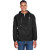 Embroidered Harriton Adult Packable Nylon Jacket - Black