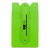 Imprinted Silicone Stand and Smart Wallet - Green