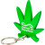 Cannabis Leaf Bottle Opener Keychain