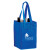 Four Bottle Custom Wine Bag - Best Promotional Wine Bags & Wine Accessories - Royal Blue