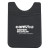 Promotional Soft Silicone Cell Phone Wallet - Black