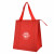 Promotional Dimples Non-Woven Cooler Tote Bag Red