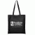 Velcro Closure Tote- Black