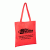 Velcro Closure Tote- Red