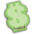 Sticky Notes-Dollar Sign-25 Sheets
