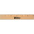 6 in. Clear Lacquer Beveled Wood Ruler Promotional Custom Imprinted With Logo