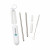 Promotional Paloma Stainless Steel Straw Set White