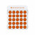 Printed Push Pop Square Fidget Game - Orange