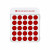 Printed Push Pop Square Fidget Game - Red