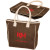 Seville Jute/Canvas Tote - Brown
