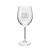 Monogram White Wine Glass - 12oz