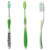 Printed Soft Grip Toothbrush with Cap - Green