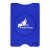 Customized RFID Stand-Out Phone Card Holder Blue