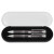 Corporate Pen & Pencil Gifts | Triple Classic Pen & Pencil Set | Laser Engraved Pen & Pencil Gift Sets - Graphite Gray