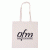 Simple Colored Cotton Tote Bag- Natural