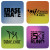 Square Mood Die Cut Eraser with Imprint