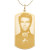 Large Photo Etched Logo Gold Plate Dog Tag | Create Your Own Custom Dog Tags