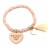 Rose Quartz Beaded Medical ID Bracelet