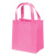 Small Reusable Tote Bag-Wide Gusset-Full Color Imprint - Pink